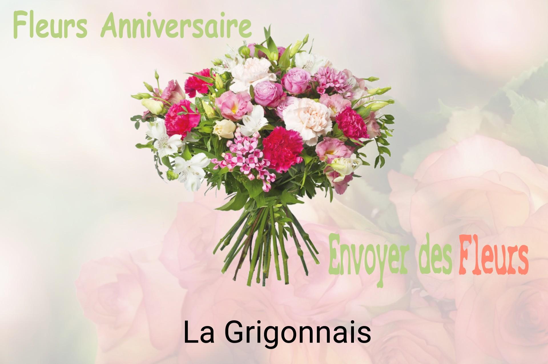 Bouquet de fleurs d’anniversaire livré à La Grigonnais